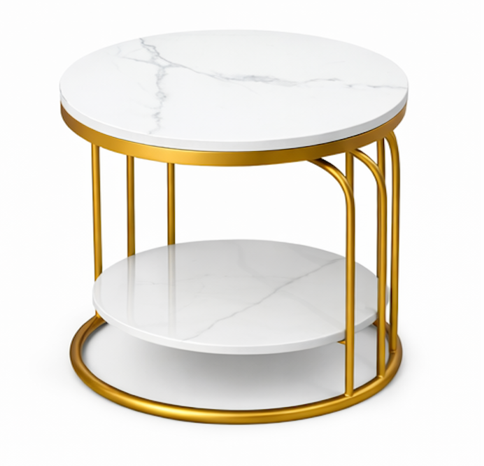 Seraphine Marble Tier Coffee Table