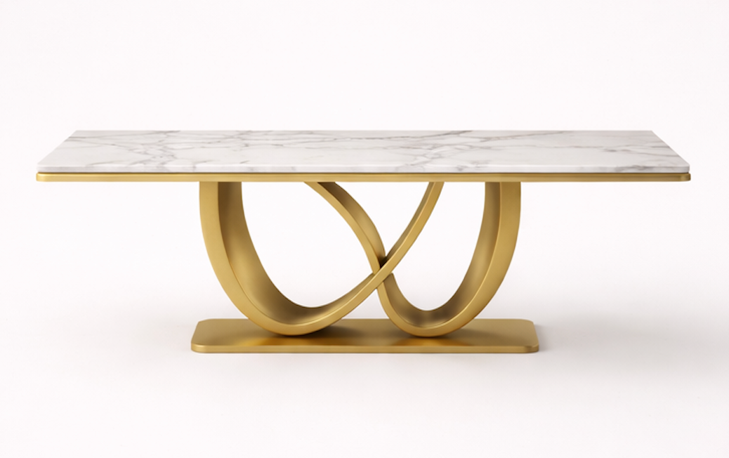 Eterna Loop Marble Dining Table