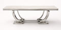 Lunaro Silver Marble Dining Table