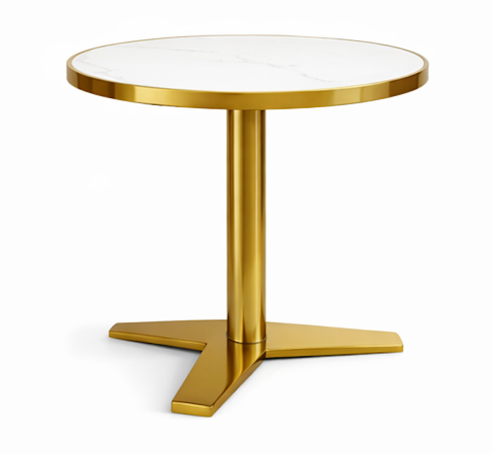 Lunara Marble Pedestal Coffee Table