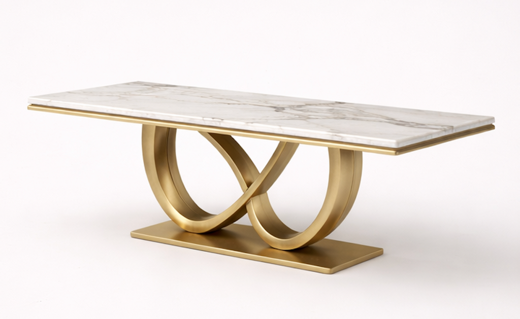 Ornate Loop Marble Dining Table