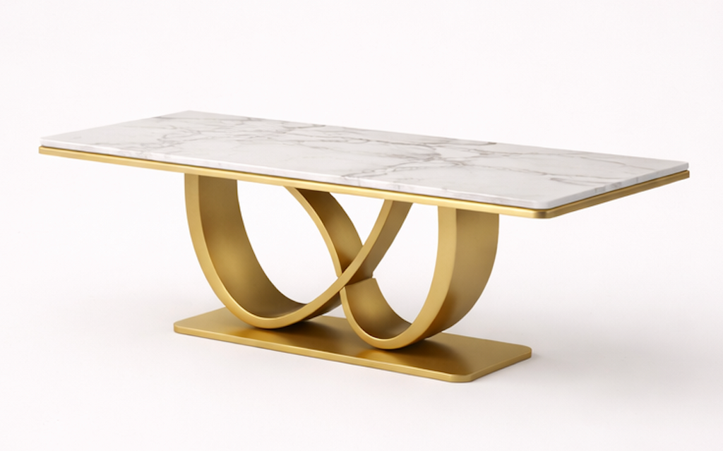 Eterna Loop Marble Dining Table