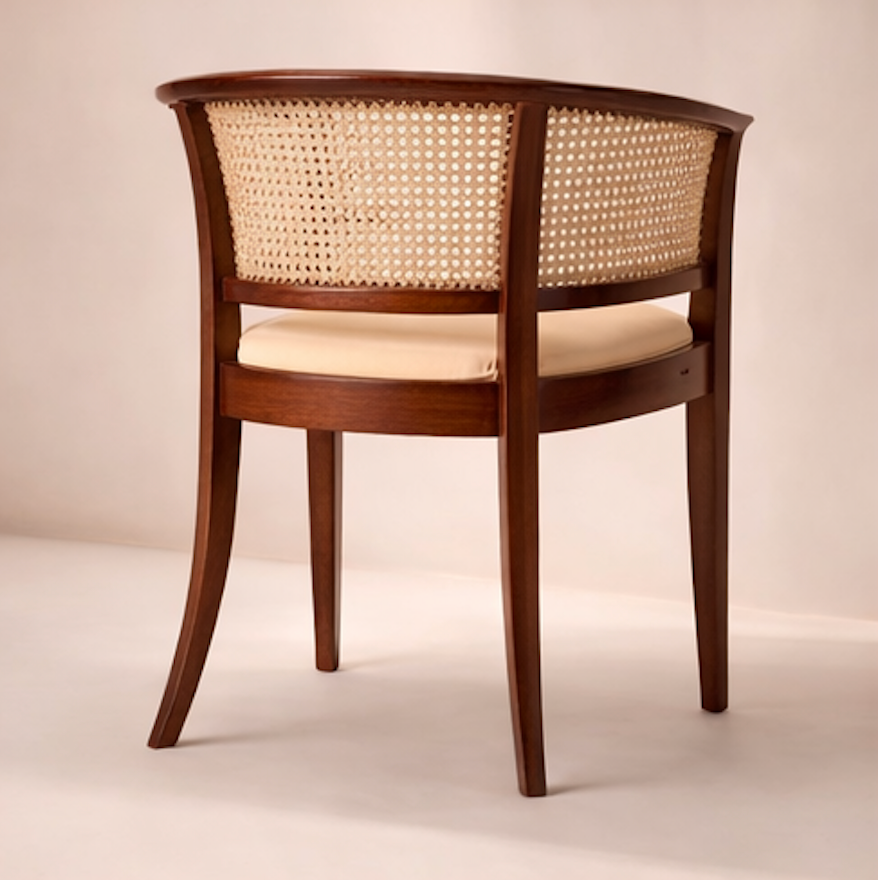 Cane Barrel Lounge Chair