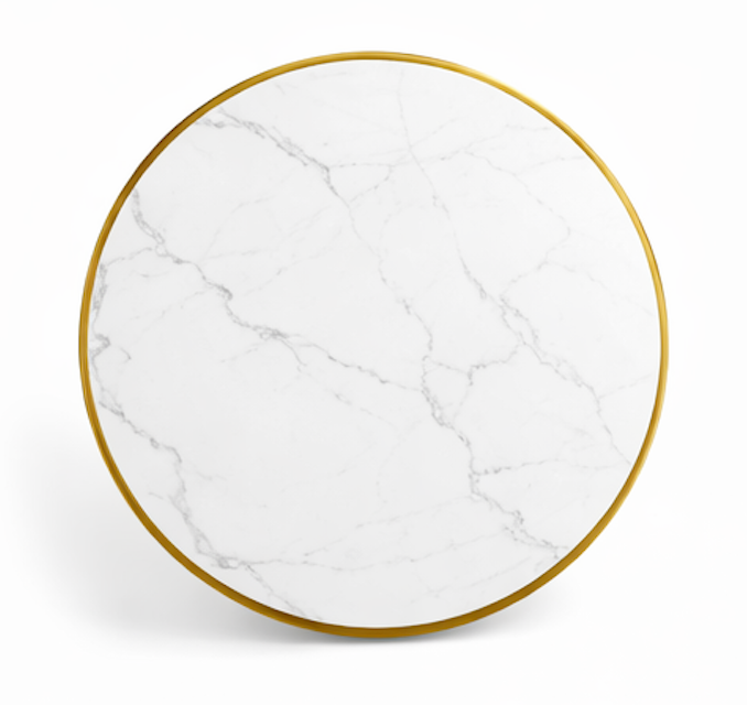 Lunara Marble Pedestal Coffee Table