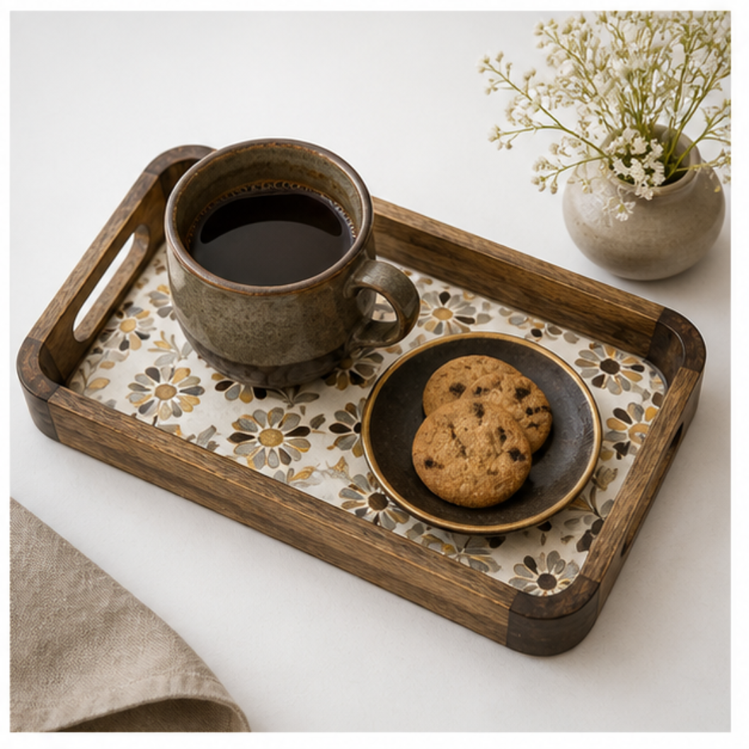 Floréa Artisan Serving Tray Set
