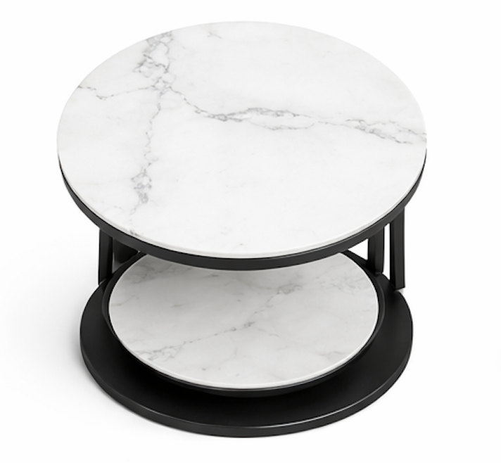 Ecliora Sculpt Dual-Tier Coffee Table