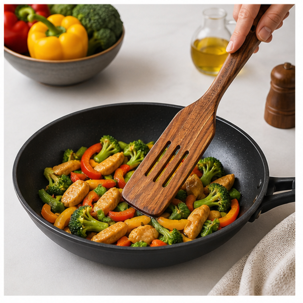 TerraCraft Wooden Spatula Collection