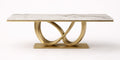 Ornate Loop Marble Dining Table