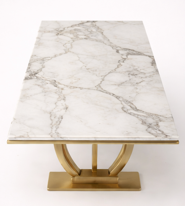Ornate Loop Marble Dining Table