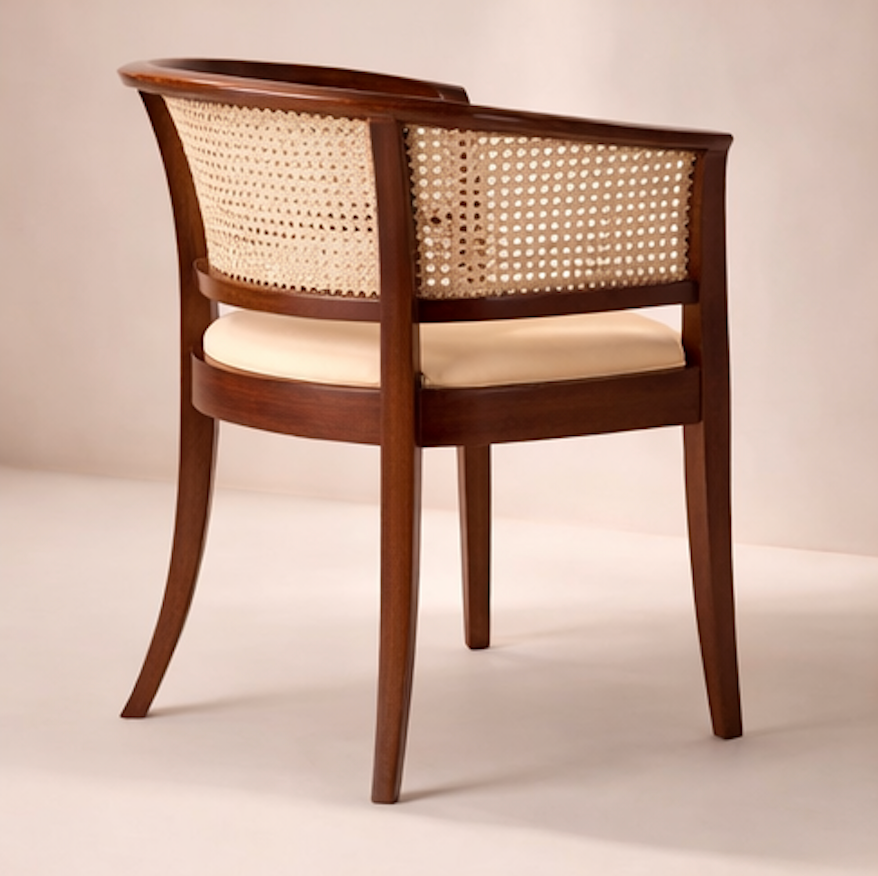 Cane Barrel Lounge Chair