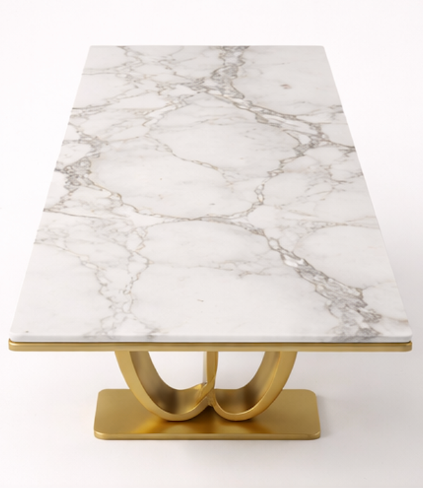 Eterna Loop Marble Dining Table