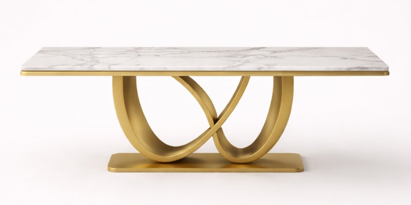 Eterna Loop Marble Dining Table