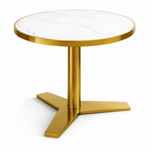 Lunara Marble Pedestal Coffee Table