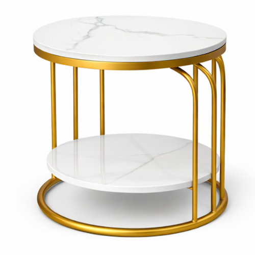 Seraphine Marble Tier Coffee Table