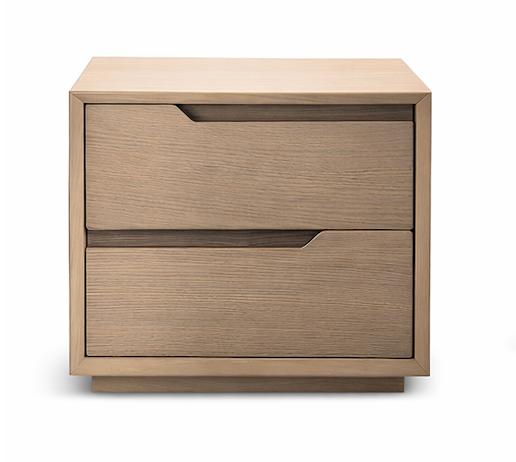 Kavira Contemporary Oak Bedside Table