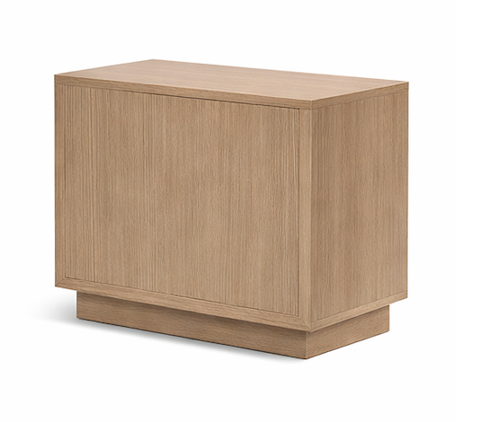 Kavira Contemporary Oak Bedside Table