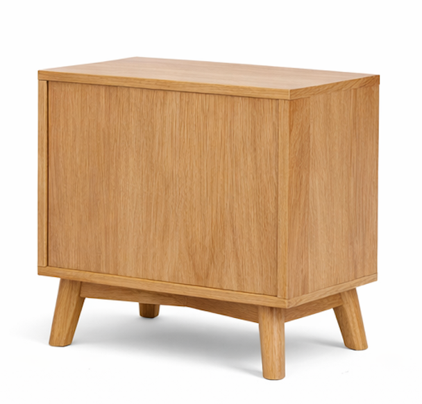 Liora Cane Accent Bedside Table