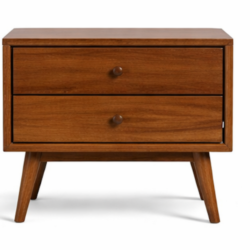 Verano Walnut Bedside Table